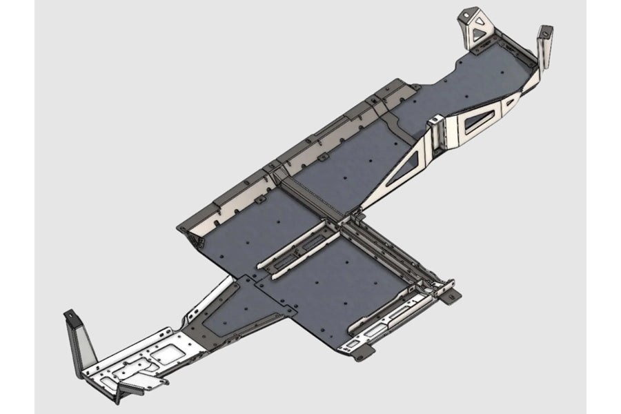 Next Venture Motorsports 7000-Series Aluminum Belly Skids - No E-Torque Skid