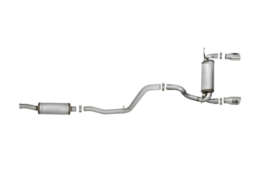 aFe POWER Rebel Series 2.5in Cat-Back Exhaust System w/ Polished Tip
