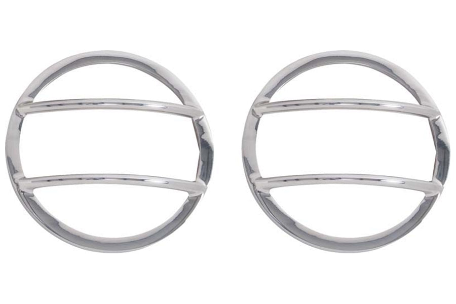 Kentrol Fog Light Cover Set - Polished Silver