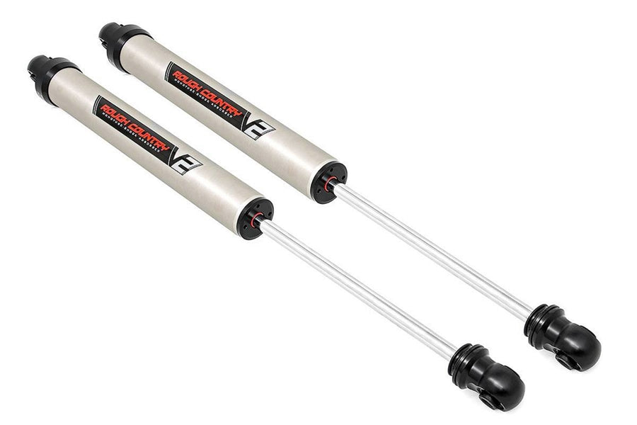 Rough Country V2 Monotube Rear Shock Absorbers, 1.5-3.5in - Pair