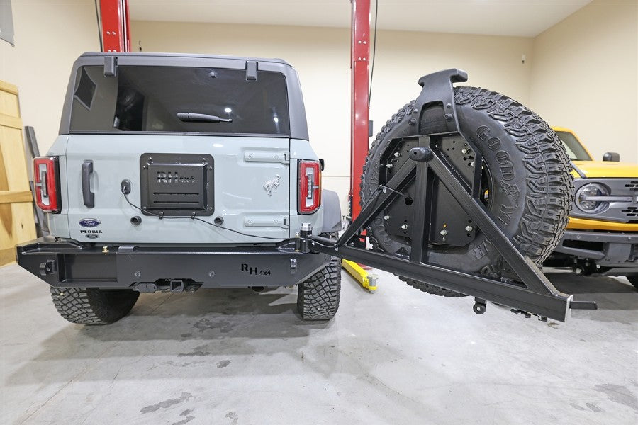 Rock Hard 4x4 Patriot Series Rear Bumper w/ Tire Carrier