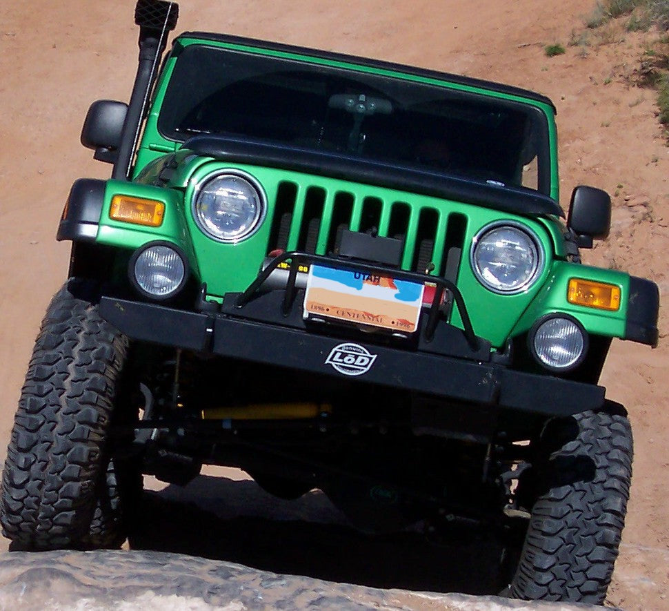 LOD Mid Width Front Bumper Black Powder Coated