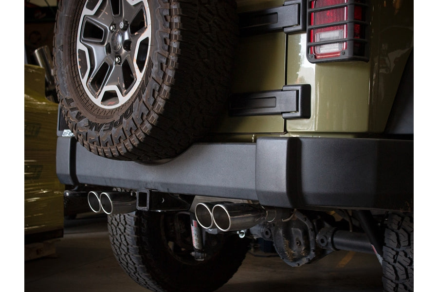 aFe POWER Rebel Series 2.5in Axle-Back Exhaust System w/ Polished Tips