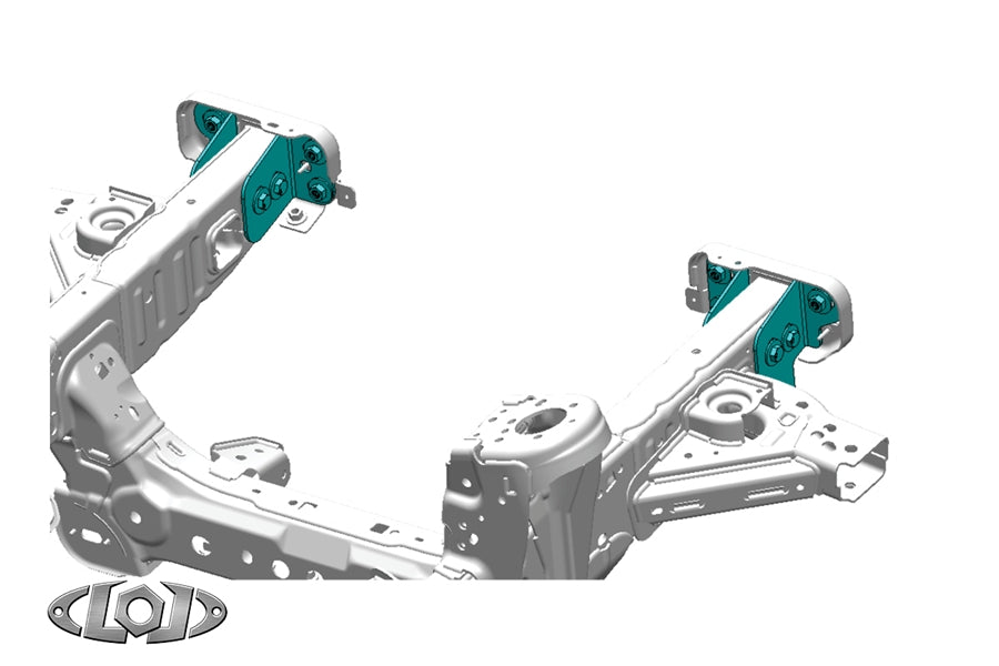 LOD Black Ops Front Bumper Frame Tie-In Brackets