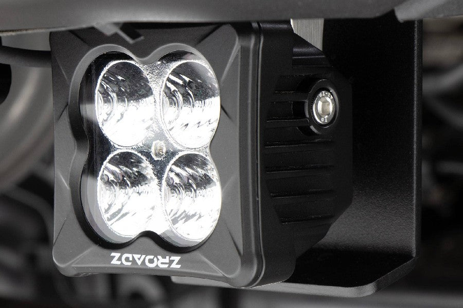 ZROADZ Rear Bumper LED Kit - 2 3in Amber LED Lights