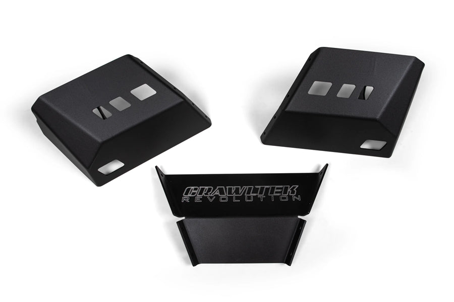 Crawltek Blaze Lower Front Bumper Skid Plate - Black
