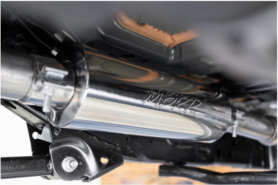 MBRP 2.5in Cat-Back Single Rear Exit Exhaust System - Aluminum
