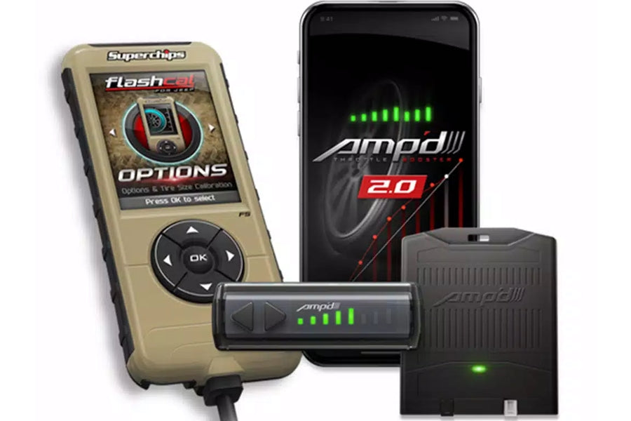 Superchips Amp'd 2.0 Throttle Booster Kit w/ Flashcal