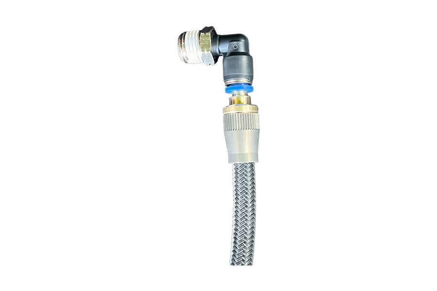 Apex Performance Braided 3/8in Hose to 1/4in Push to Connect Fitting