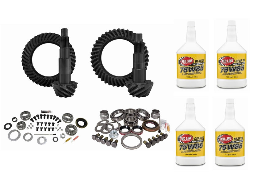 Yukon D44 Front and Rear Ring and Pinion Kit w/ Gear Oil Package