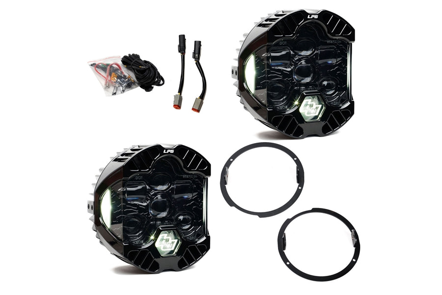 Baja Designs DOT LP6 Headlight Kit, Clear DRL