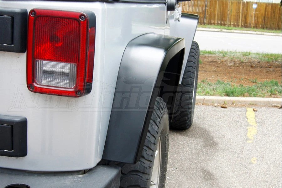 Nemesis Industries Notorious Rear Fender Flare, Bare - Aluminum