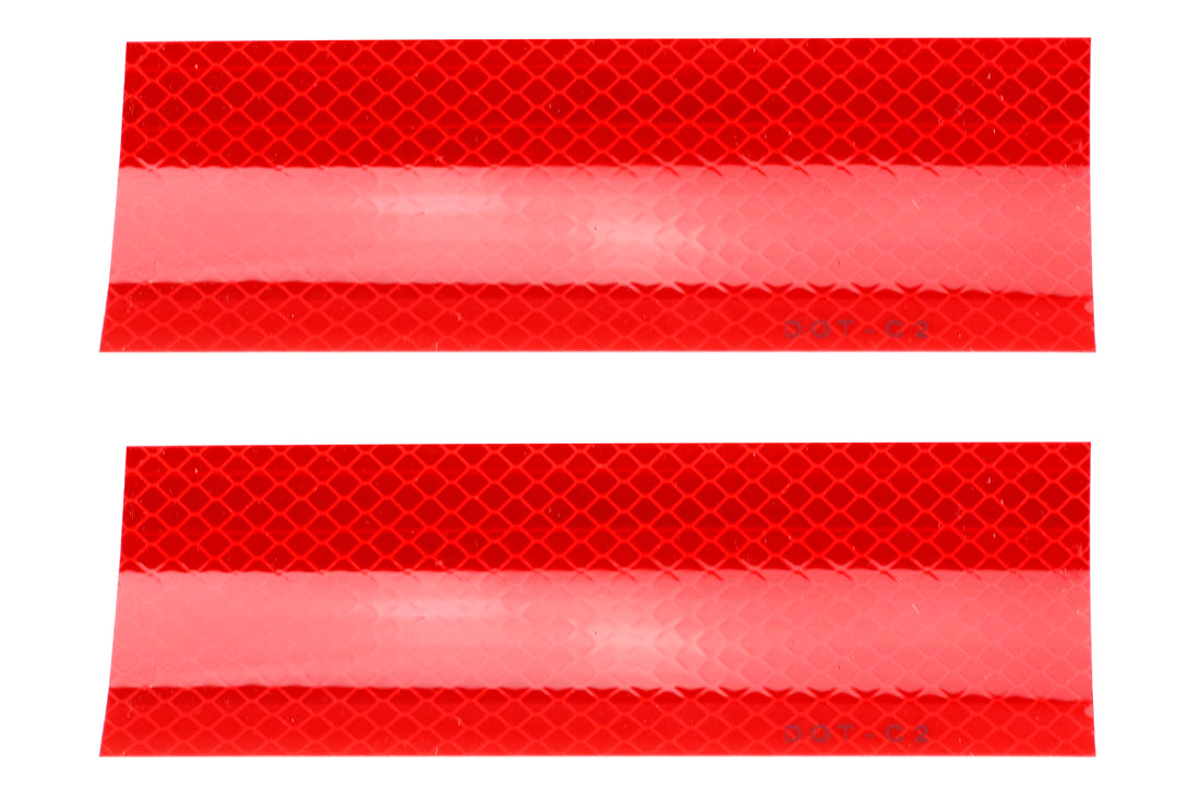 Off Road Only LED Tail Lights 5in Round Red/White Pair LiteDOT