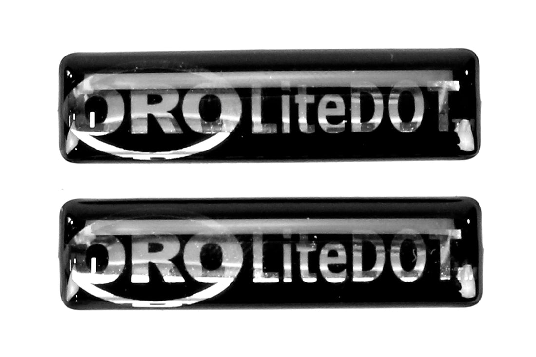 Off Road Only LED Tail Lights 5in Round Red/White Pair LiteDOT
