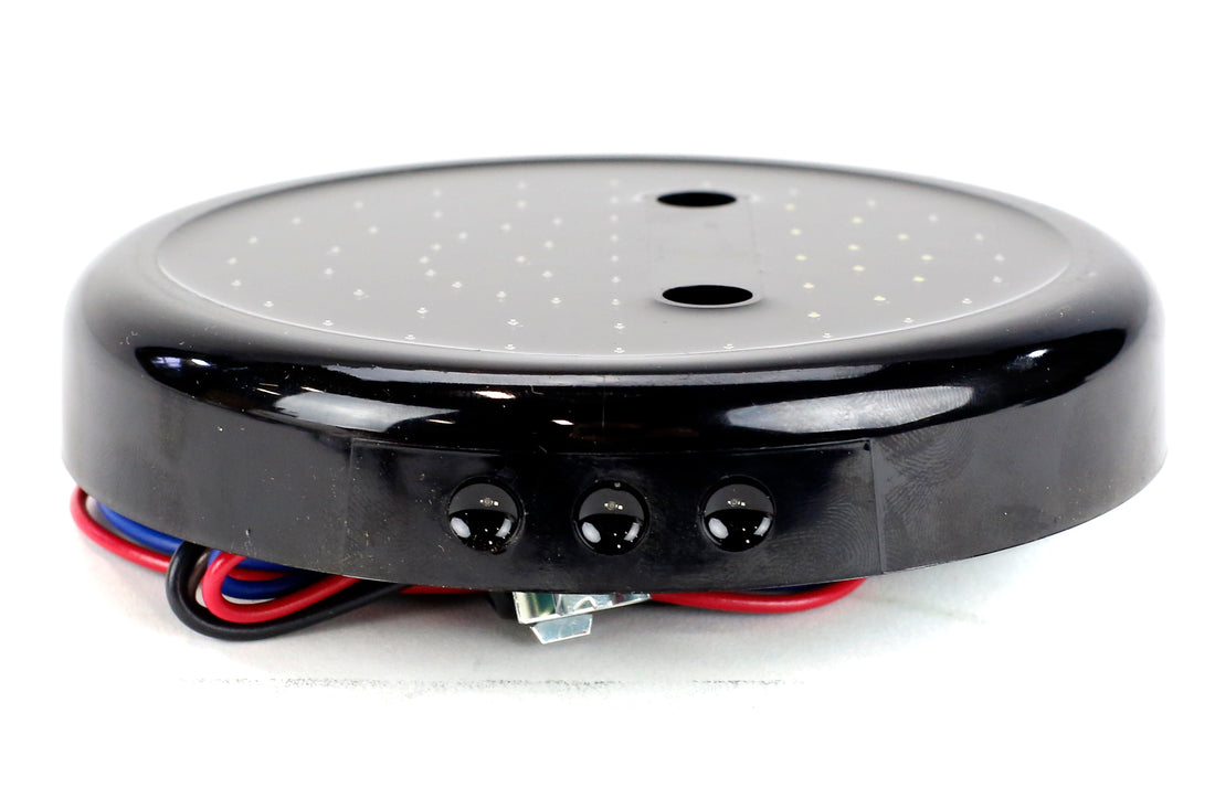 Off Road Only LED Tail Lights 5in Round Red/White Pair LiteDOT