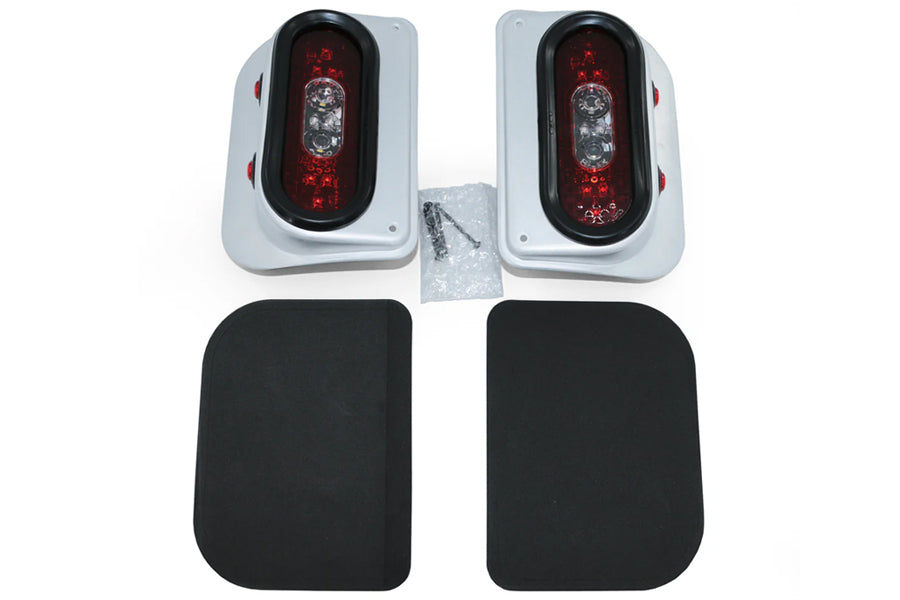 Combat Off Road Tail Gunner LED Tail Lights - Raw
