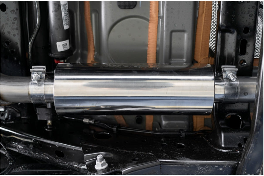 MBRP 2.5in Cat-Back Single Rear Exit Exhaust System - Aluminum