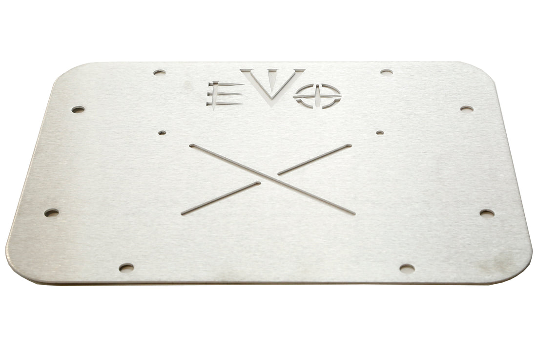 EVO Manufacturing Gate Plate Vent Delete Aluminum