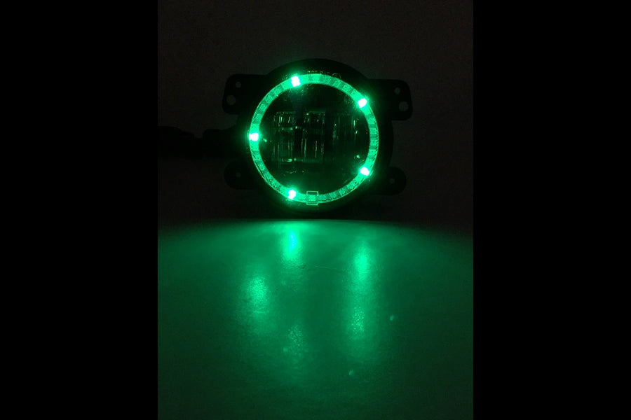 Quake LED Tempest Series 7in HD RGB Headlight/Fog Light Kit