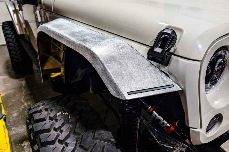 Next Venture Motorsports Aluminum High Line Fender Flares - Front