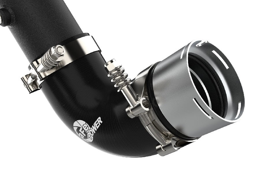 aFe POWER BladeRunner 2 1/2in - 2 3/4in  Aluminum Hot Charge Pipe Black