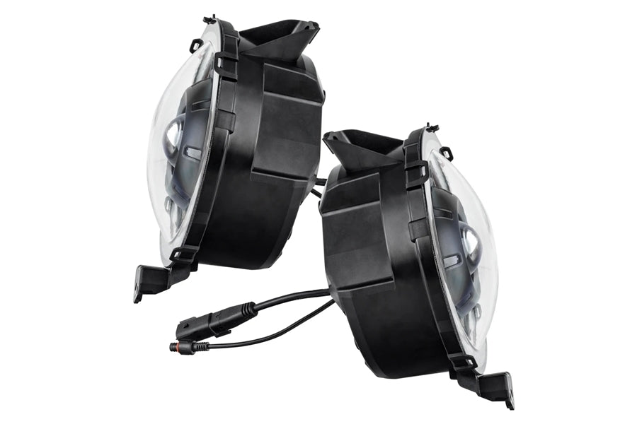 Oracle Oculus Bi-LED Projector Headlights - Satin Silver