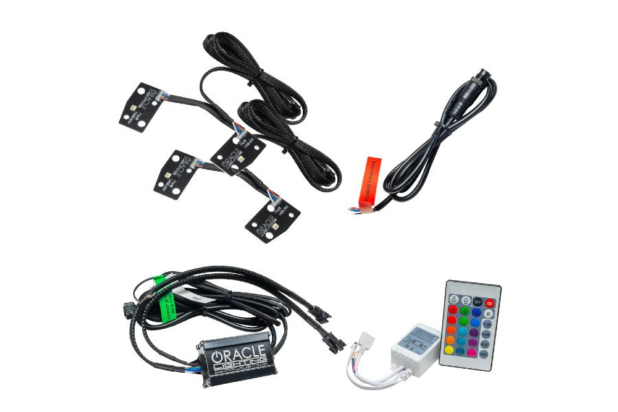 Oracle Lighting Color shift RGB+W Headlight Halo Upgrade Kit, w/BC1 Controller