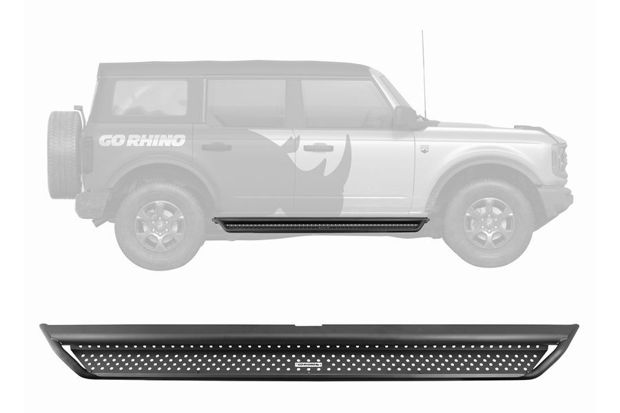 Go Rhino Dominator Extreme D1 Side Step Kit - Black