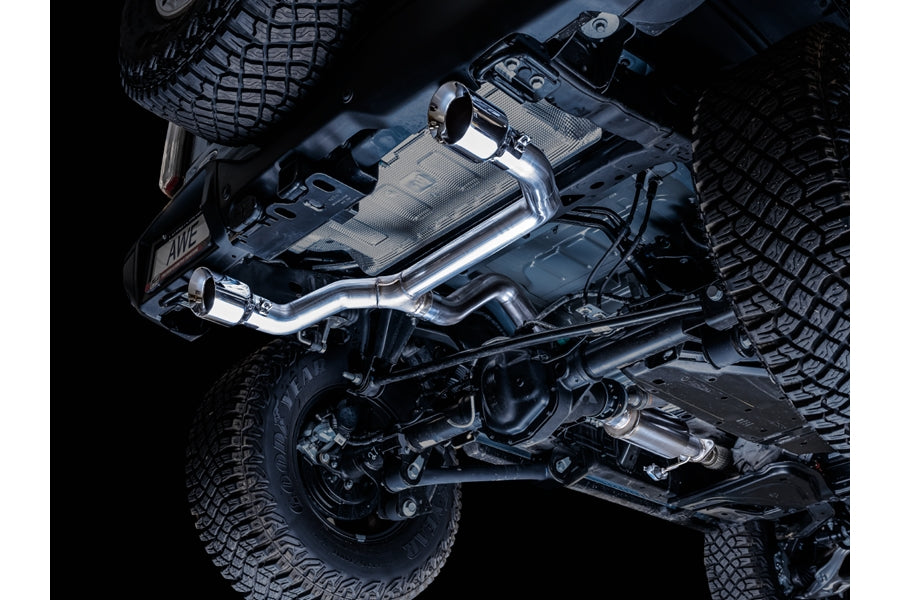 AWE OFG Dual Cat-Back Exhaust System - Chrome