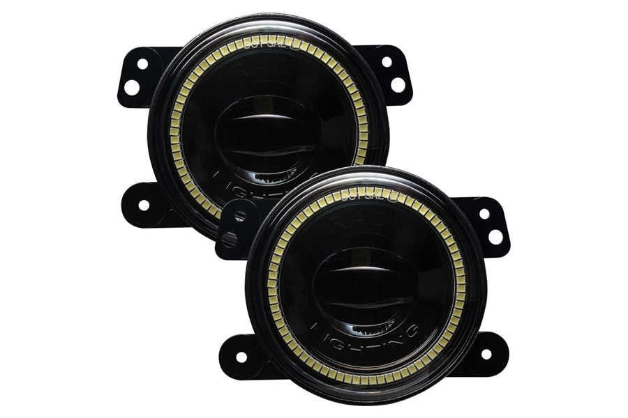 Oracle High Performance 20W LED Fog Lights - Red