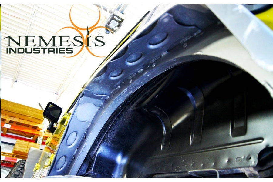 Nemesis Industries Notorious Rear Flare w/Skeletos, Texture Black Powder Coating Aluminum