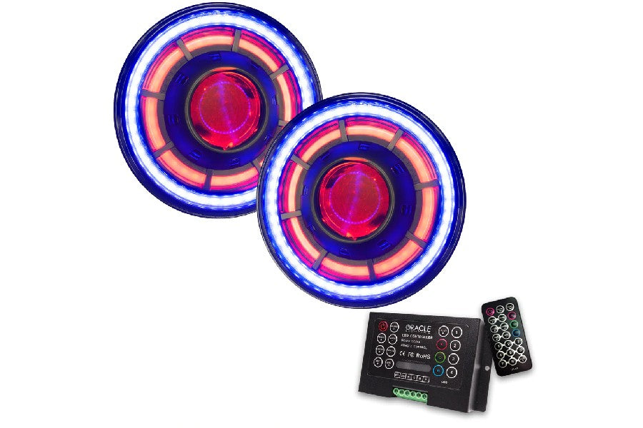 ORACLE Oculus 7In ColorSHIFT Bi-LED Projector Headlights w/2.0 Controller
