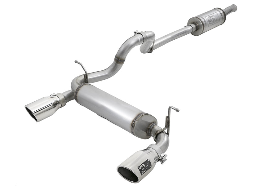 aFe POWER Rebel Series 2.5in Cat-Back Exhaust System w/ Polished Tip