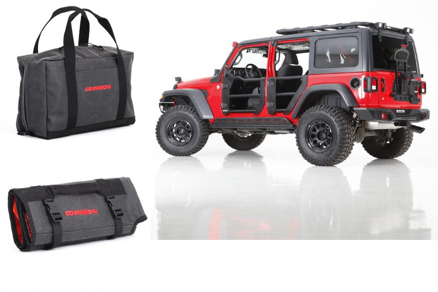 Go Rhino Front and Rear Tube Doors w/Bag or Tool Roll
