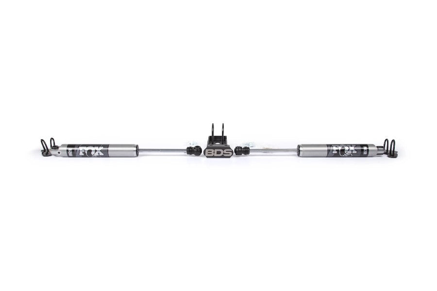 BDS Suspension Dual Steering Stabilizer Kit w/ FOX 2.0 Performance Shocks