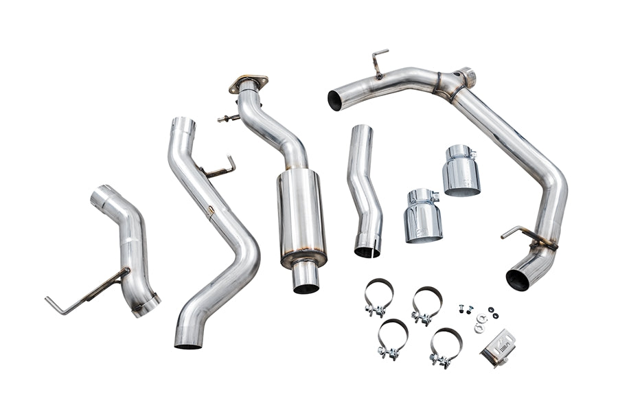 AWE OFG Dual Cat-Back Exhaust System - Chrome