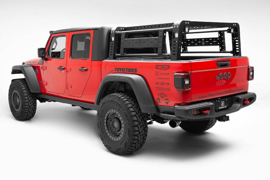 ZROADZ Overland Access Rack W/ Two Lifting Side Gates, For use on Factory Rail