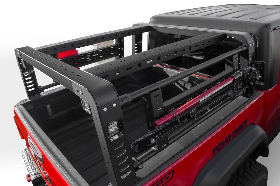ZROADZ Overland Access Rack W/ Two Lifting Side Gates, For use on Factory Rail