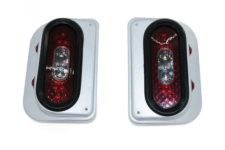 Combat Off Road Tail Gunner LED Tail Lights - Raw
