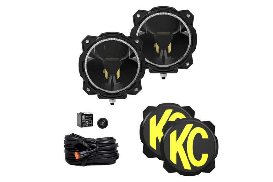 KC HiLiTES Gravity Titan LED Light Kit - Wide-40 Beam
