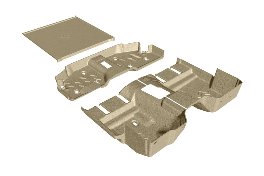 Armorlite Front and Rear Floor Kit w/ Cargo Mat - Desert Khaki