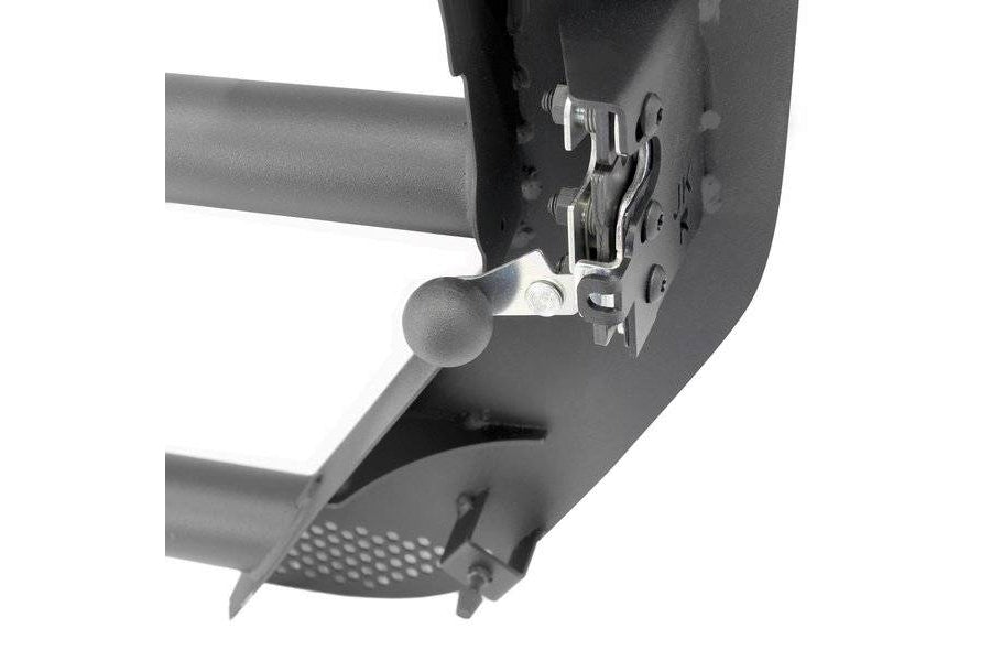 Go Rhino Trailline Front Tubular Doors - Textured Black