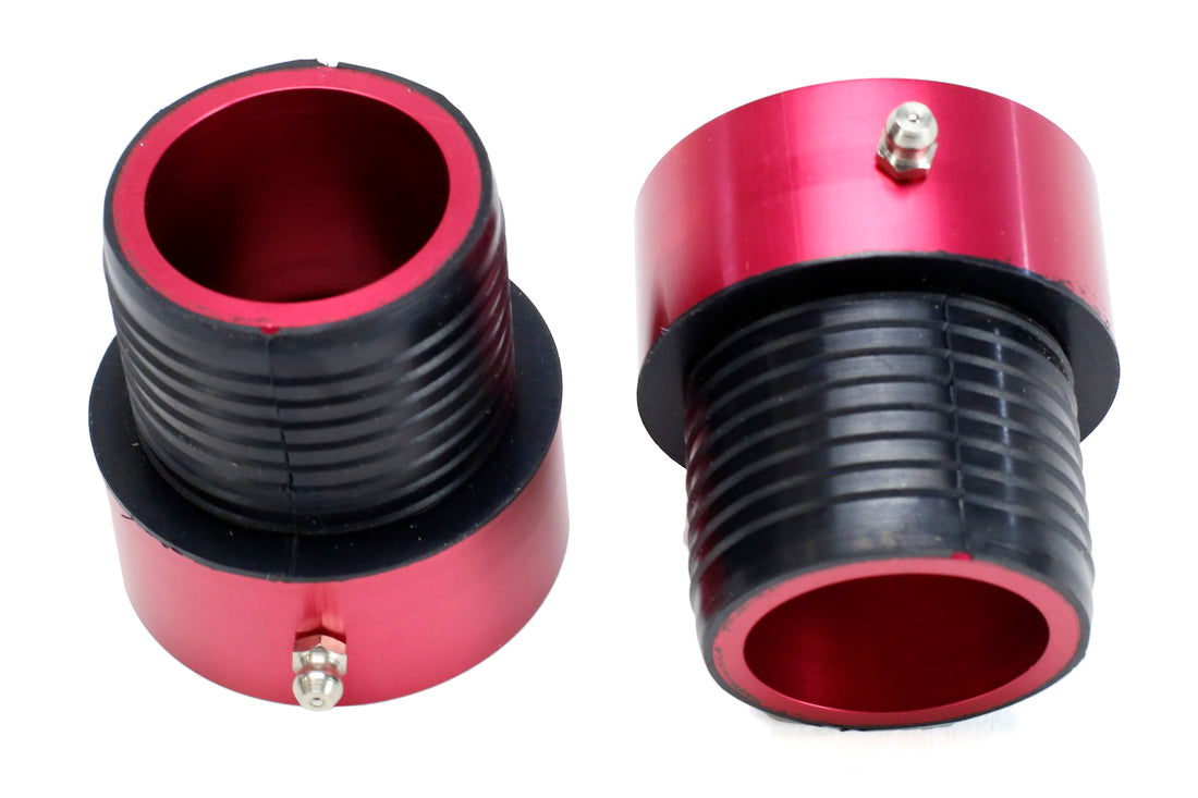 Rugged Ridge Axle Tube Seals Red