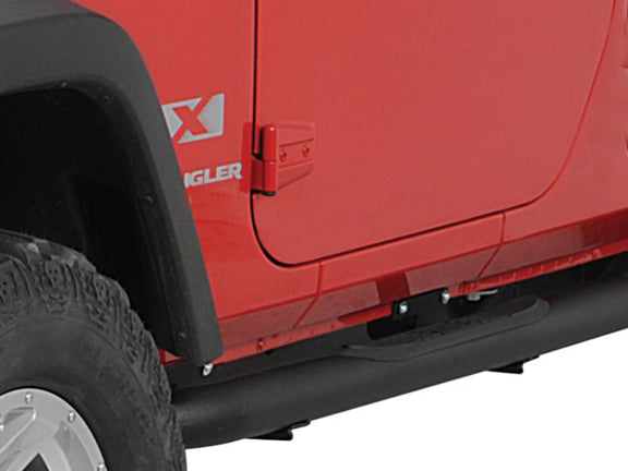 Rugged Ridge 3in Tube Side Steps Textured Black