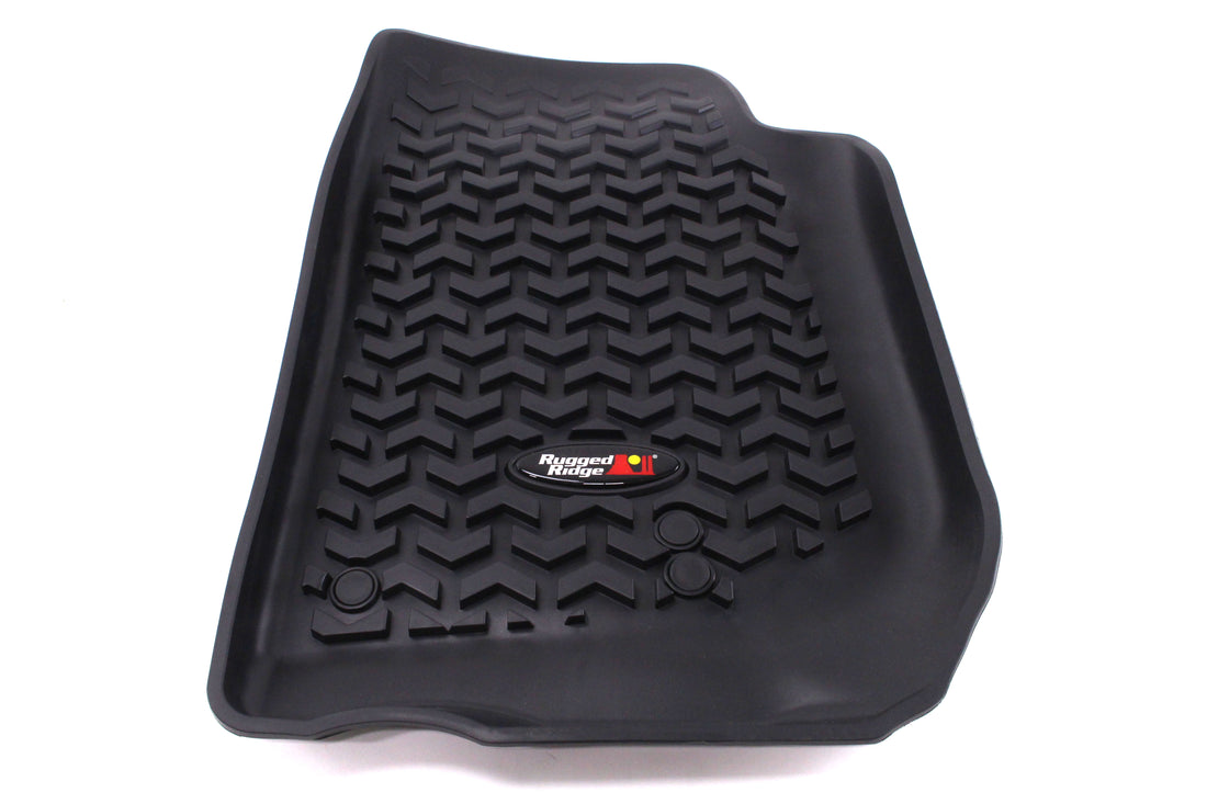Rugged Ridge Front Floor Liners Black