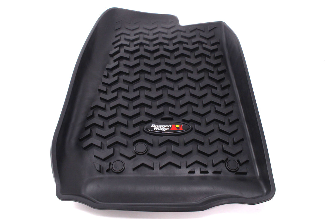Rugged Ridge Front Floor Liners Black