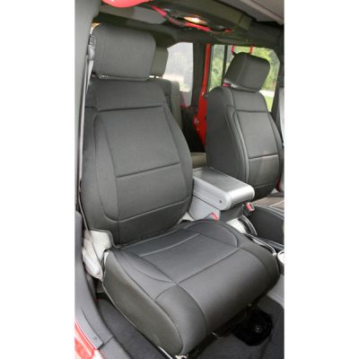 Rugged Ridge Front Seat Covers Black/Black