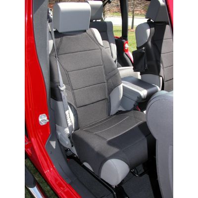 Rugged Ridge Front Seat Vests Black