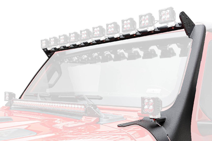 ZROADZ Multi-LED Roof Cross Bar and 2-Pod A-Pillar Brackets