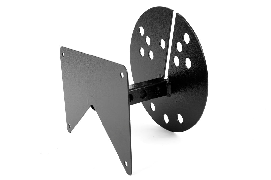Rock Hard 4x4 Rear Bumper w/ License Plate Relocation Bracket